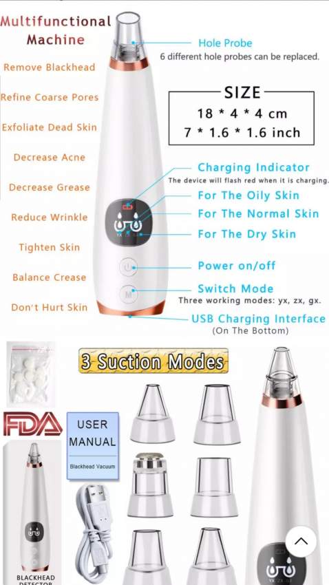 Face vacuum exfoliater - 0 - Other face care products  on Aster Vender