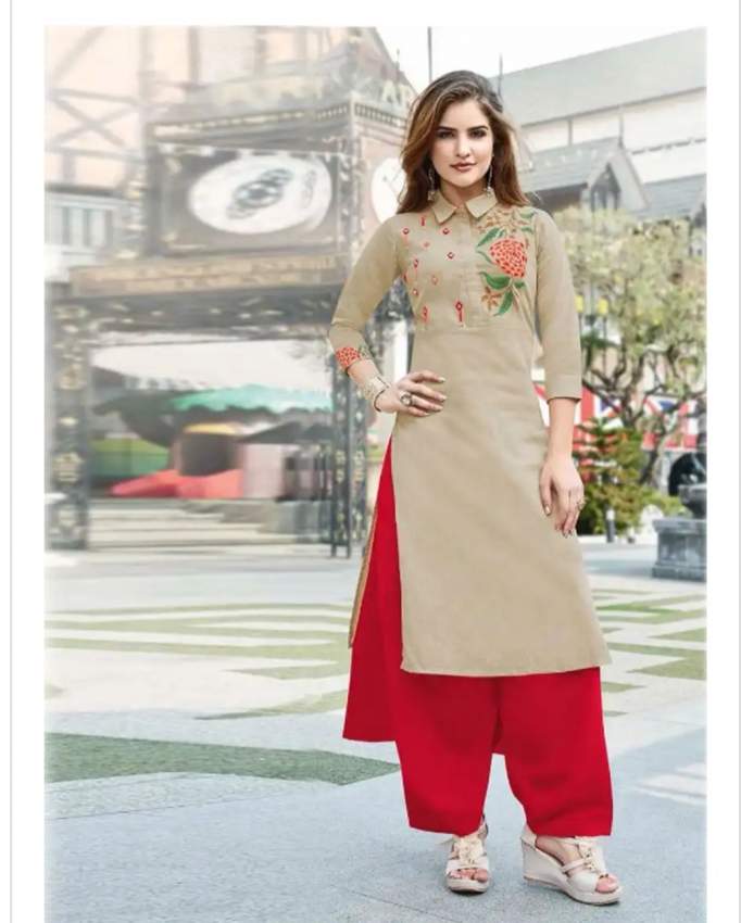 Kurtis with plazo - 0 - Dresses (Women)  on Aster Vender