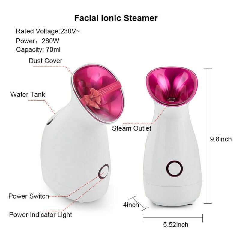 Facial Steamer + Free black point extractor - 0 - Other face care products  on Aster Vender