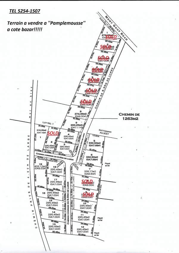 pamplemousse terrain a vendre - 0 - Land  on Aster Vender