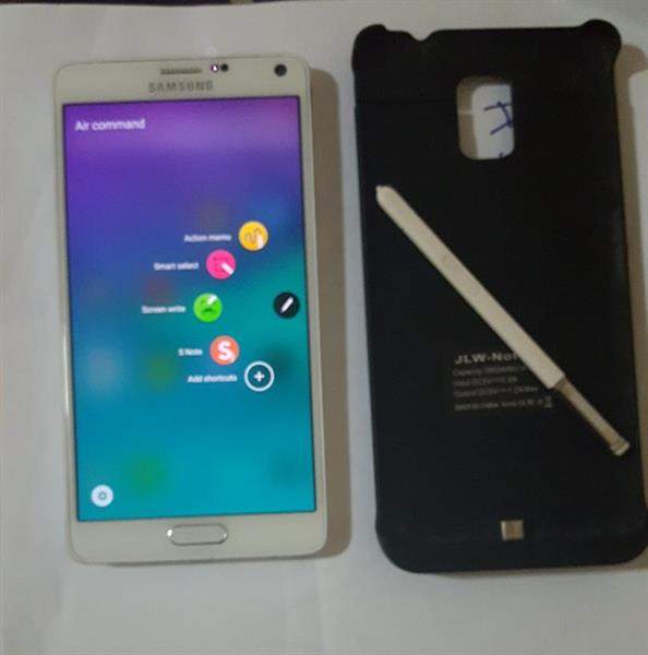 SAMSUNG NOTE 4 - WHITE (FREE POWERBANK & USB) CALL 54904546 on Aster Vender