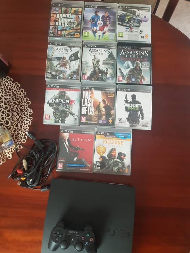 PS3, PS3 controller and 11 games - 2 - PlayStation 3 (PS3)  on Aster Vender