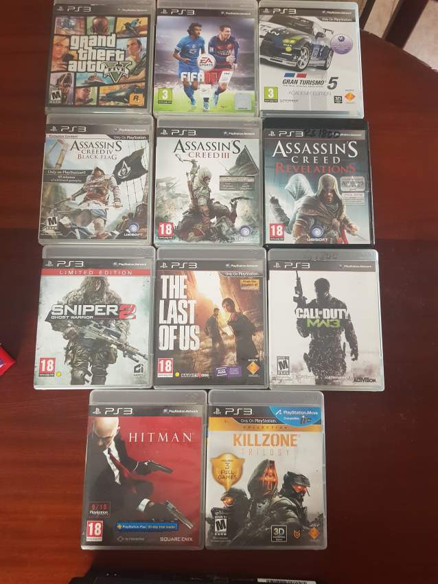 PS3, PS3 controller and 11 games - 1 - PlayStation 3 (PS3)  on Aster Vender