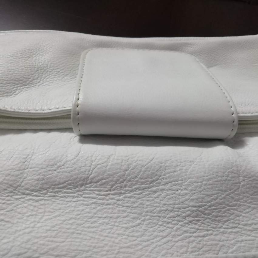 White genuine Italian leather bag  - 5 - Bags  on Aster Vender