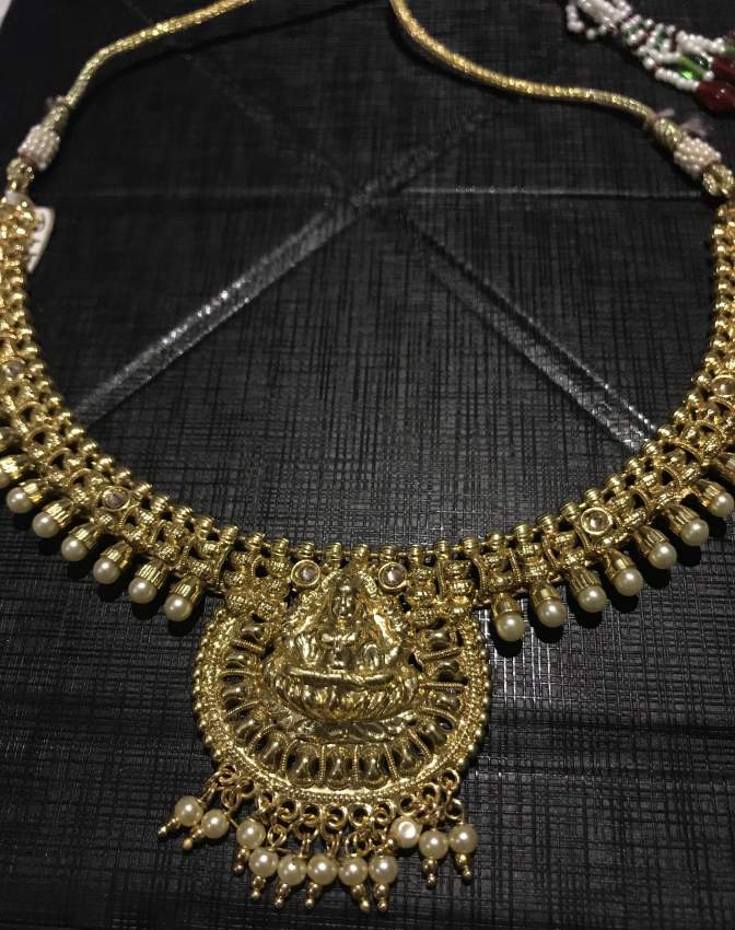 Indian Necklace with Matching Earrings - 2 - Necklaces  on Aster Vender