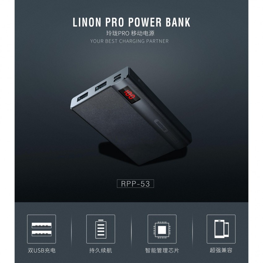 Linon Pro Power Bank 10000MAH - 1 - All Informatics Products  on Aster Vender