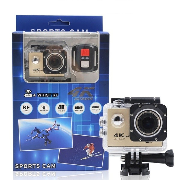 Sport Cam Waterproof 30M, 16 Mega, 4K, WIFi, Image Stabilisation - 0 - All Informatics Products  on Aster Vender