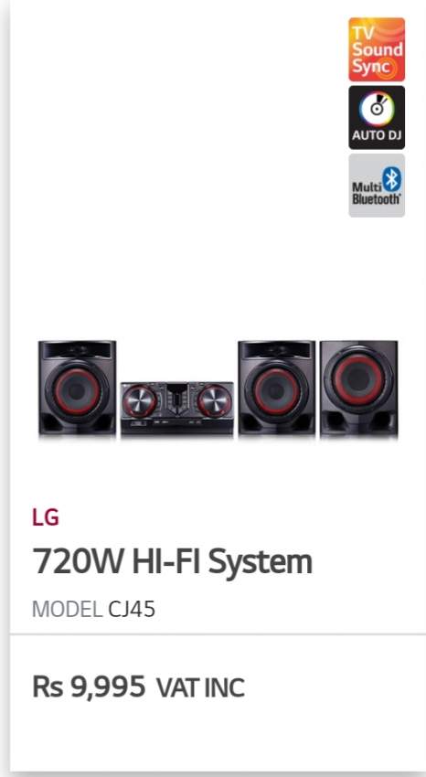 LG Hifi - 1 - All electronics products  on Aster Vender