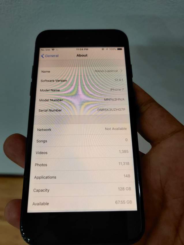 iPhone 7 128 GB Jet Black - Glossy - 7 - iPhones  on Aster Vender