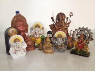 sculptures on Aster Vender