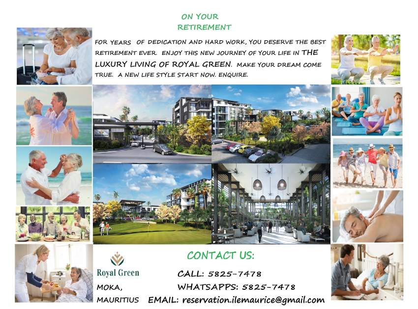 A VENDRE ET A LOUER-ROYAL GREEN RESIDENCE DE LUXE  - 0 - Apartments  on Aster Vender