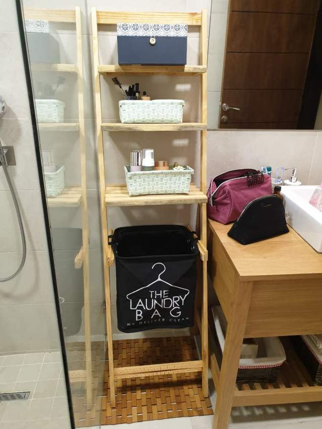 Wooden Towel Stand on Aster Vender